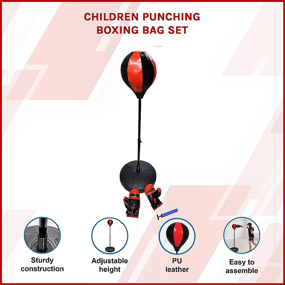 NNEDSZ Children Punching Boxing Bag Set